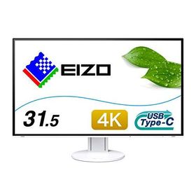 EIZO FlexScan 31.5インチ ディスプレイ モニター フレームレス 4K UHD IPS USBType-C HDMI DisplayPort 5年保証 EV3285-WT