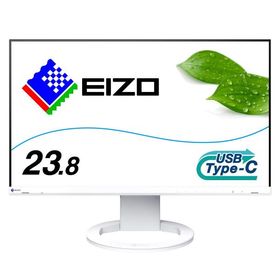EIZO FlexScan EV2480-WT (23.8型/1920×1080/フレームレスモニター/アンチグレアIPS/疲れ目軽減/ホワイト)