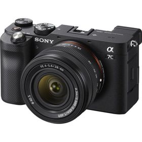 ソニー フルサイズミラーレス一眼カメラ「α7C」ズームレンズキット(ブラック) SONY ILCE-7CL-B 返品種別A
