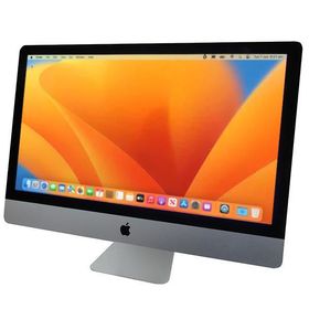 液晶一体型パソコン apple iMac Retina 5K 27-inch 2017 27インチ ワイド中古 2017年モデル 一体型PC WEBカメラ Radeon Pro 570 第7世代 Core i5 メモリ32GB 1TB