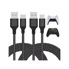 FYOUNG Charging Cable for Playstation 5/for Xbox Series X/S/for Switch OLED/Switch Lite/Switch Controller, Fast Charging USB Type C Nylon Brai並行輸入