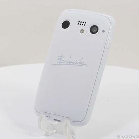 〔中古〕BALMUDA BALMUDA Phone 128GB ホワイト BMSAA2 SoftBank 〔ネットワーク利用制限▲〕〔377-ud〕