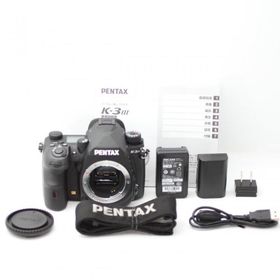 PENTAX K-3 Mark III ボディ ブラック APS-Cデジタル一眼レフカメラ 【視野率100%・約1.05倍光学ファインダー】【5軸5.5段ボディ内手ぶれ補正機構】