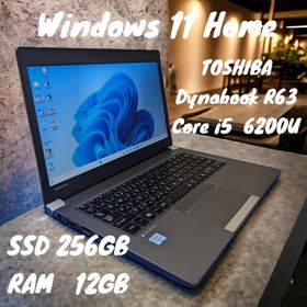 トウシバ(東芝)の☆美品☆ TOSHIBA Dynabook R63(ノートPC)