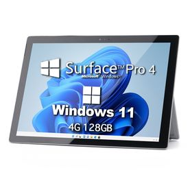 Win11搭載 surface pro4 中古タブレット マイクロソフト Surface Pro4 OFFICE付き 4GB / 128GB 12.3型 2kフルHD液晶 Intel Core i5 ノートPC パソコン ノート 中古パソコン 中古PC Win11 オフィス WPS 中古