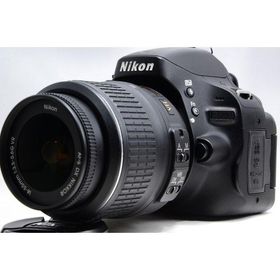 ニコン Nikon D5100 レンズセット ブラック 美品 SDカードストラップ付き <プレゼント包装承ります>