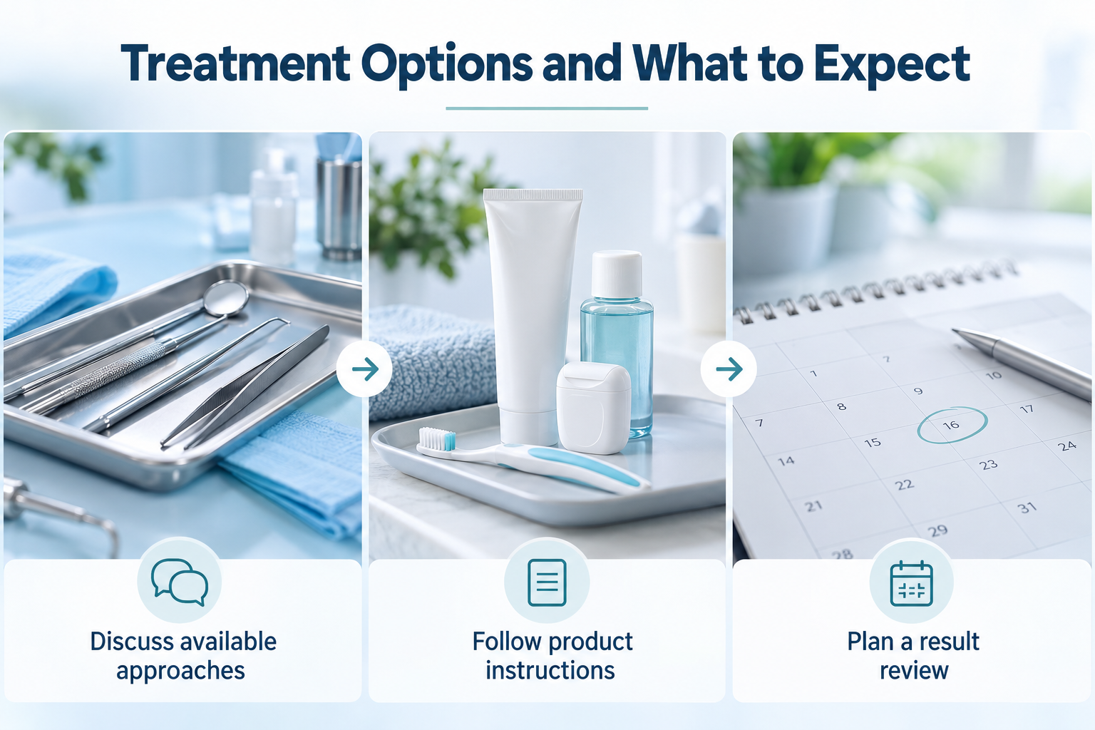 Treatment Options and What to Expect — infographic