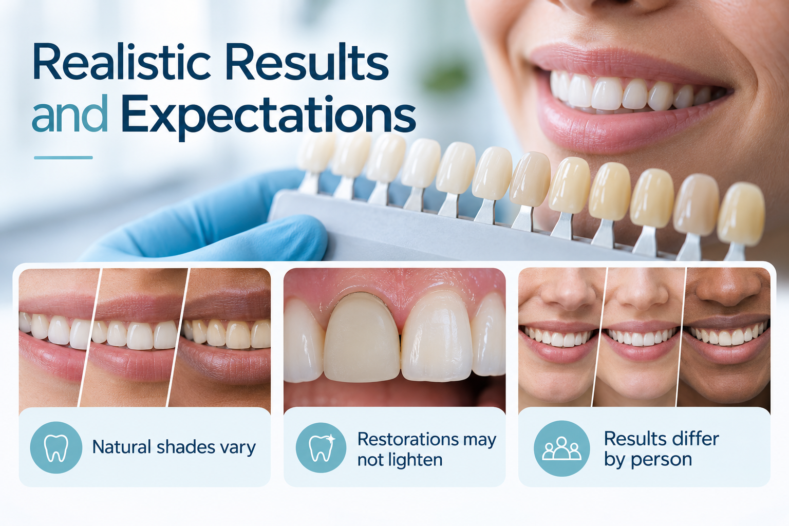 Realistic Results and Expectations — infographic