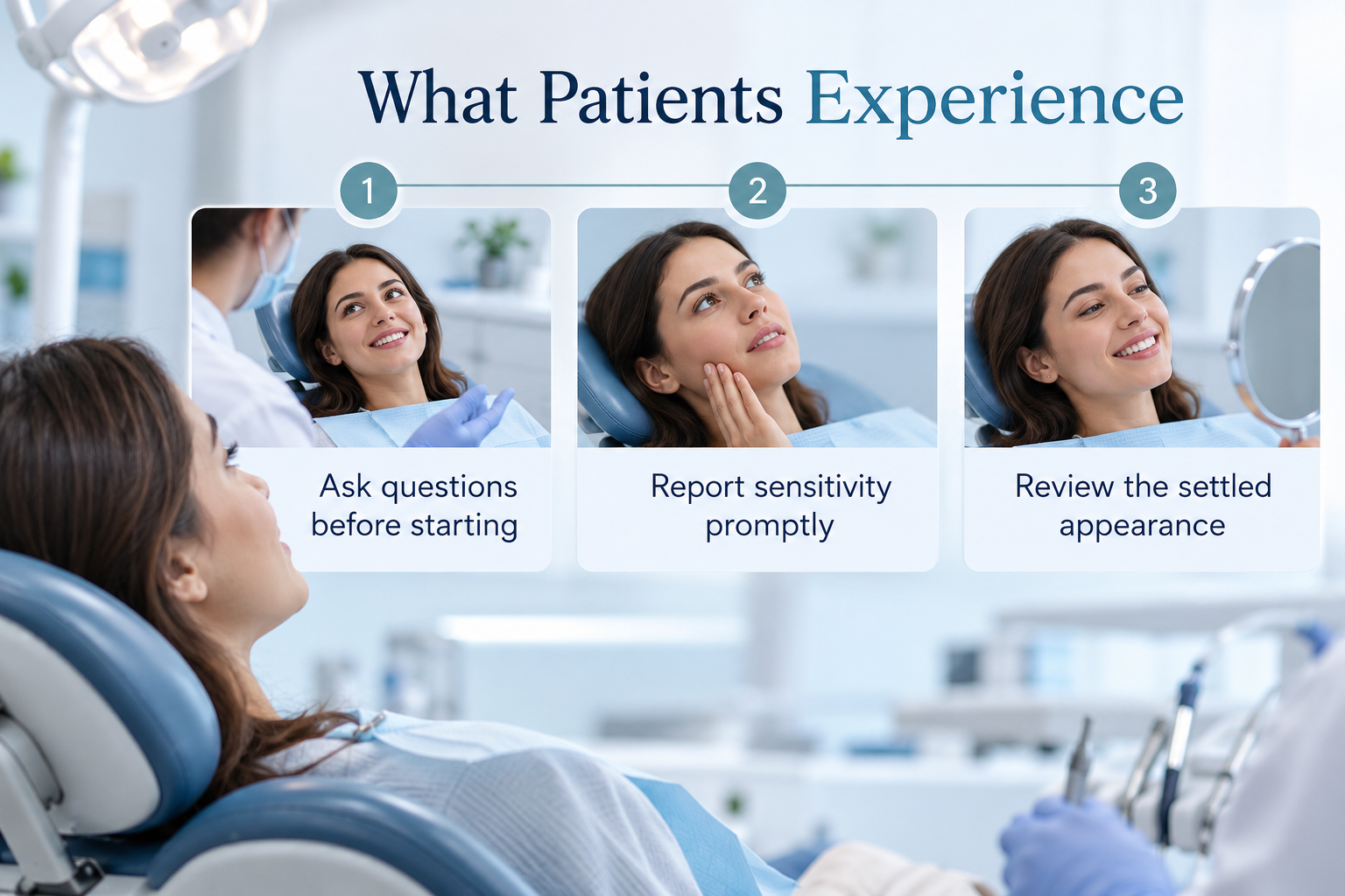 What Patients Experience — infographic