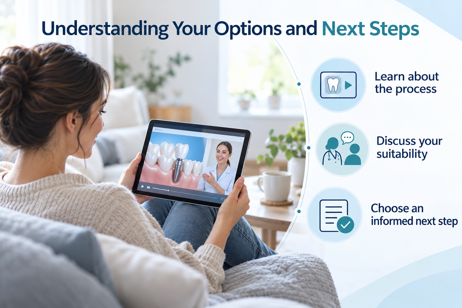 Understanding Your Options and Next Steps — infographic