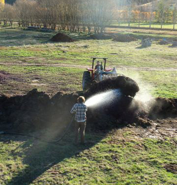 Winter composting