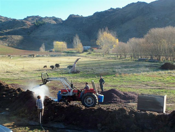 Winter composting