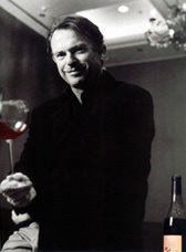 Sam Neill with 1997 Neill Pinot Noir