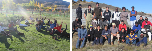 Two Paddocks harvest team 2008