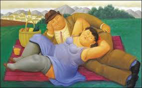 Painting by Fernando Botero