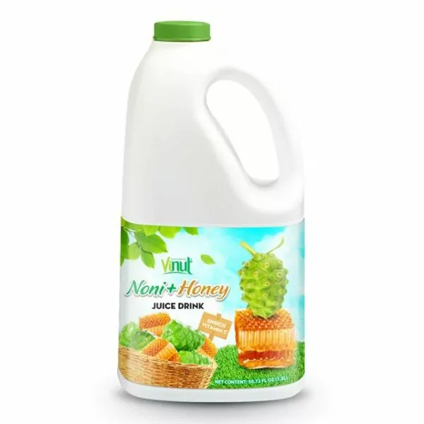 Noni Juice: The Superfruit Beverage that Boosts Immunity & Fights Parasites 3 1.5L Bottle Noni Juice with Honey Pack of 6