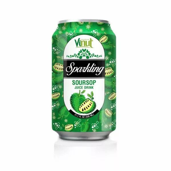 VINUT DRINK: SOURSOP JUICE ICE CREAM ROLLS 4 11.1 fl oz Soursop Juice Sparkling water drink
