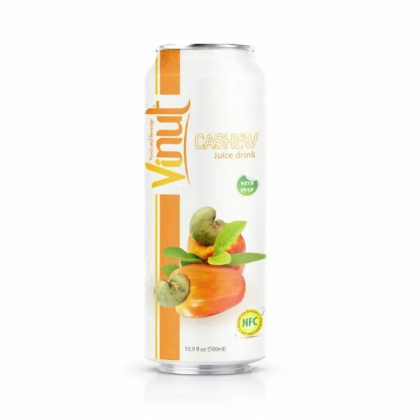 What are the benefits of the cashew fruit? 4 16.9 fl oz VINUT Cashew Juice Drink with pulp