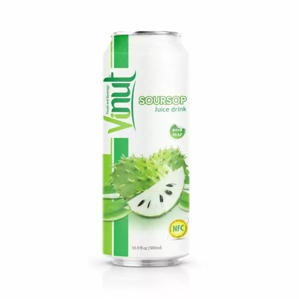 VINUT DRINK: SOURSOP JUICE ICE CREAM ROLLS 7 16.9 fl oz VINUT NFC Soursop Juice Drink with pulp