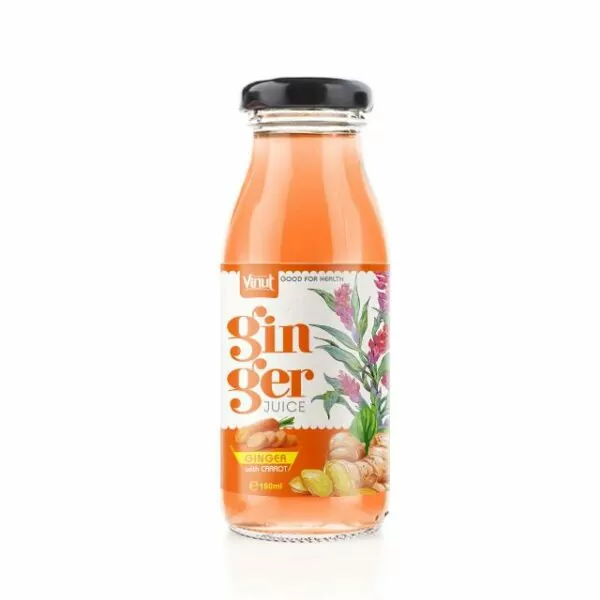 The benefits of vegetables that you may not know 3 180ml Healthy Drink Ginger with carrot juice
