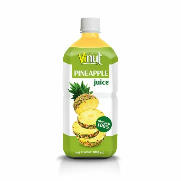 The Top 10 Best Healthy Juice for Health 45 1L VINUT Original Bottle Pineapple Juice Drink