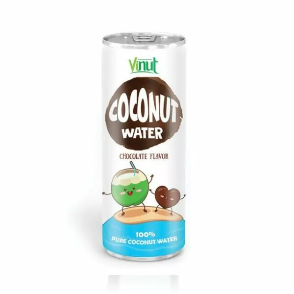 Top 5 Healthy Coconut Water Products for Hydration 39 250ml VINUT canned Natural Coconut water Chocolate flavour