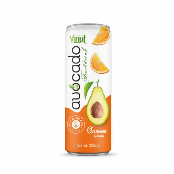 Vietnamese Fruits: 15 Tasty Fruits of Vietnam 51 320ml Canned Avocado fruit Juice drink with Orange juice