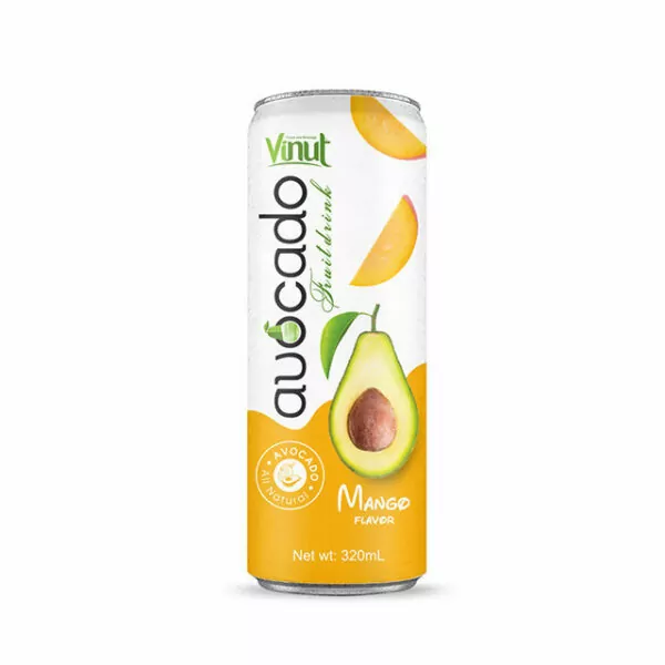 Vietnamese Fruits: 15 Tasty Fruits of Vietnam 50 320ml Canned Avocado fruit Juice drink with mango juice