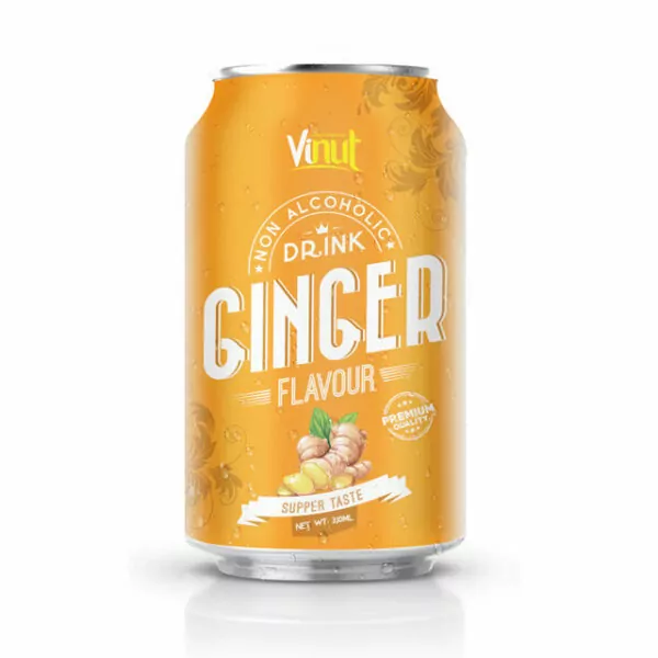 The Evolution of Beverage Industry - Past and Present 2 330 ml Canned Non Alcoholic Beer Drink Ginger Flavour