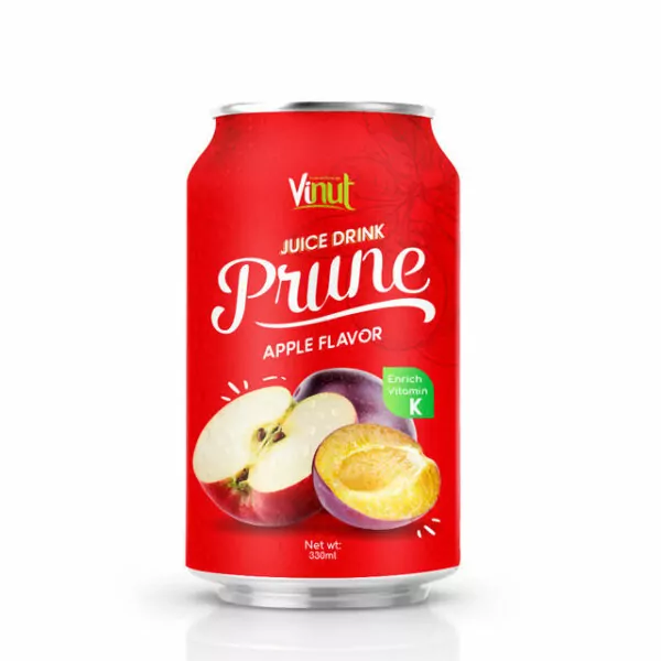 Is Prune Juice Good For Health? 3 330ml Can Original Prune Juice Drink with Apple flavor