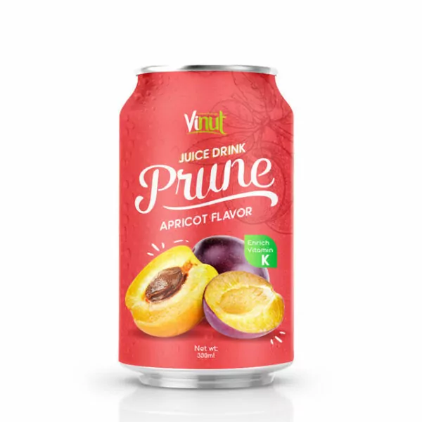 Is Prune Juice Good For Health? 4 330ml Can Original Prune Juice Drink with Apricot flavor
