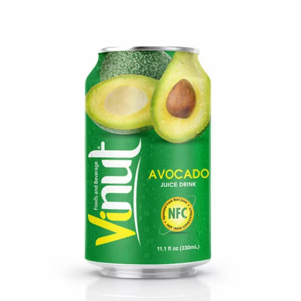 Vietnamese Fruits: 15 Tasty Fruits of Vietnam 53 330ml VINUT Canned Avocado juice drink