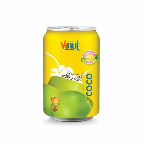 Top 25 Delicious Vietnamese Fruits You Must Try 12 330ml VINUT Natural Coconut water with Pineapple flavour