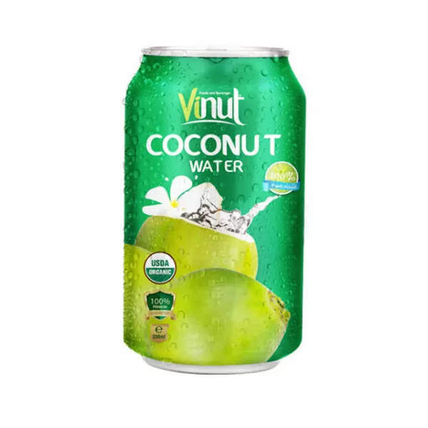 Top 5 Healthy Coconut Water Products for Hydration 11 330ml Organic Coconut water Can USDA Organic EU Organic