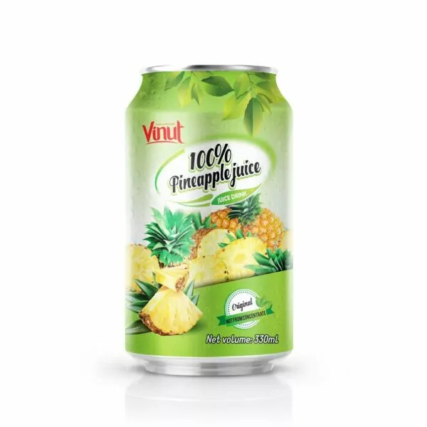 330ml VINUT 100 Pineapple Juice Drink