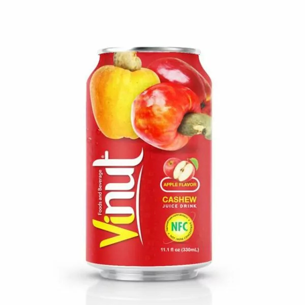 About Health Benefits of Cashew Fruit 5 330ml VINUT NFC Cashew Juice Drink with Apple flavour