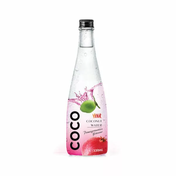 Top 5 Healthy Coconut Water Products for Hydration 40 330ml VINUT Pure Coconut water with Pomegranate flavour