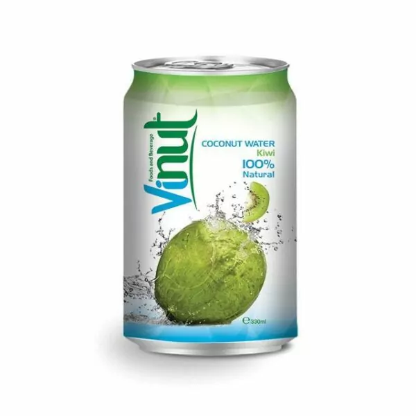 Top 5 Healthy Coconut Water Products for Hydration 32 330ml VINUT Coconut water with kiwi flavour