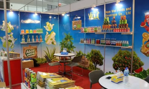 Nam Viet ( VINUT brand) at Thaifex WORLD OF FOOD ASIA 2 NAM Viet VINUT beverage Thaifex 2018 4 scaled