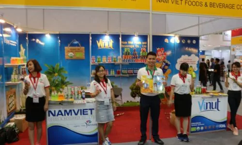 Nam Viet ( VINUT brand) at Thaifex WORLD OF FOOD ASIA 3 NAM Viet VINUT beverage Thaifex 2018 8 scaled