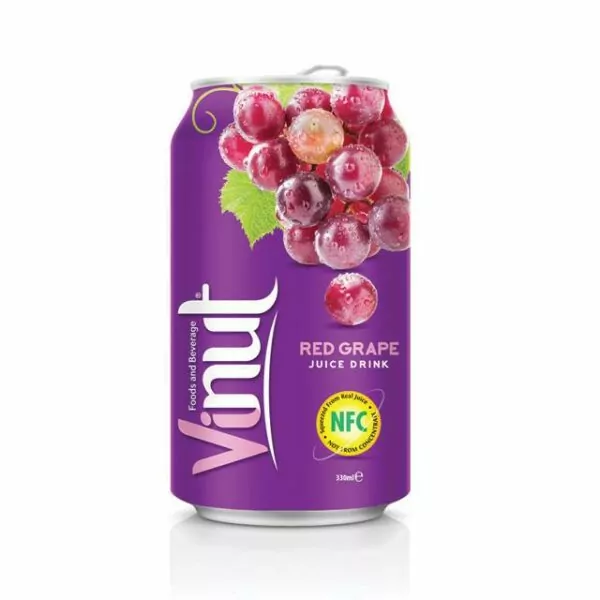 5 Best Reasons To Drink Apple Juice 5 330ml VINUT Canned Fruit Juice Red Grape juice drink