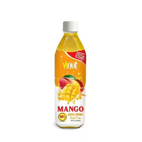 VINUT – Promos: discounts 5% & free gifts order Juice (January 2020) 4 16.9 fl oz VINUT Bottle NFC 50 Mango Juice Drink with pulp