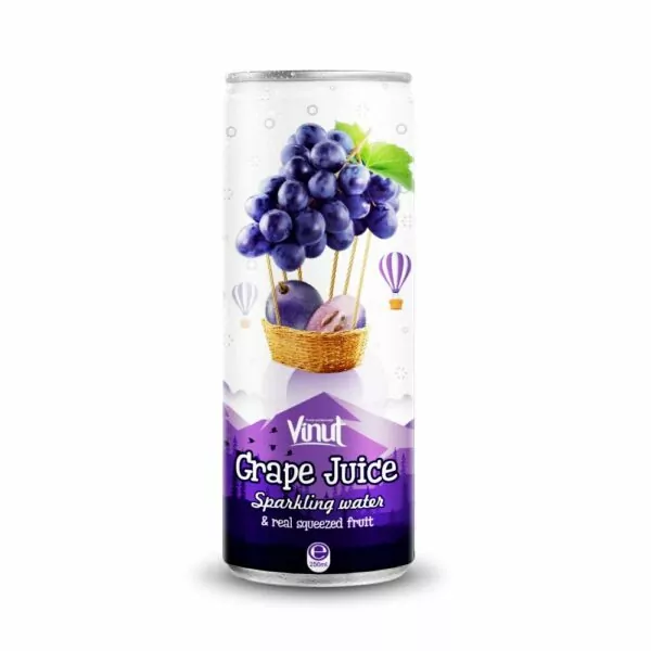 Top 25 Delicious Vietnamese Fruits You Must Try 7 250ml VINUT Sparkling Grape Juice water