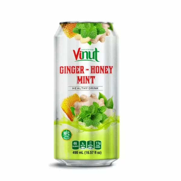 6 Impressive Health Benefits of Honey 3 16.57 fl oz VINUT Ginger juice with Honey Mint