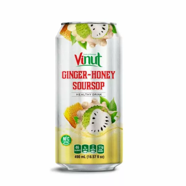 6 Impressive Health Benefits of Honey 5 16.57 fl oz VINUT Ginger juice with Honey Soursop