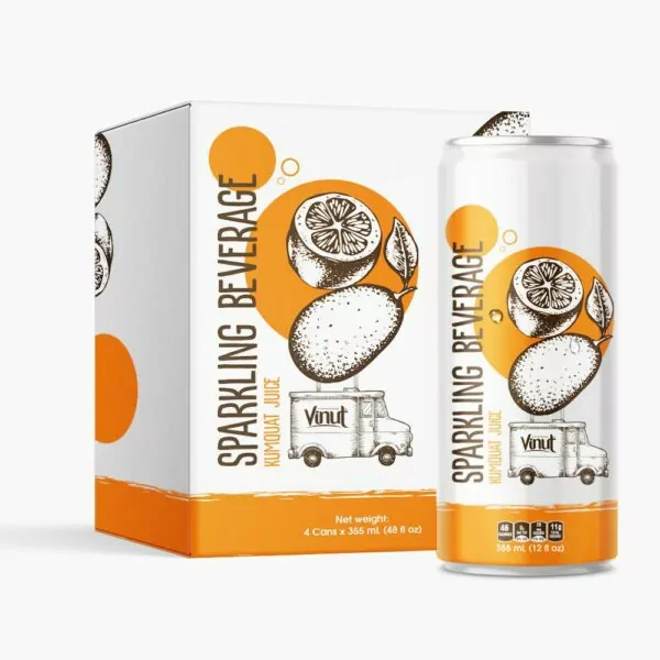 What's the Difference Between Club Soda, Seltzer, Sparkling, and Tonic Water? 4 Box 4 Cans 12fl oz VINUT Kumquat Juice Sparkling