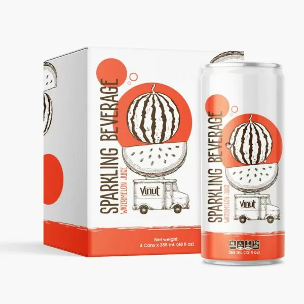 What's the Difference Between Club Soda, Seltzer, Sparkling, and Tonic Water? 8 Box 4 Cans 12fl oz VINUT Watermelon Juice Sparkling