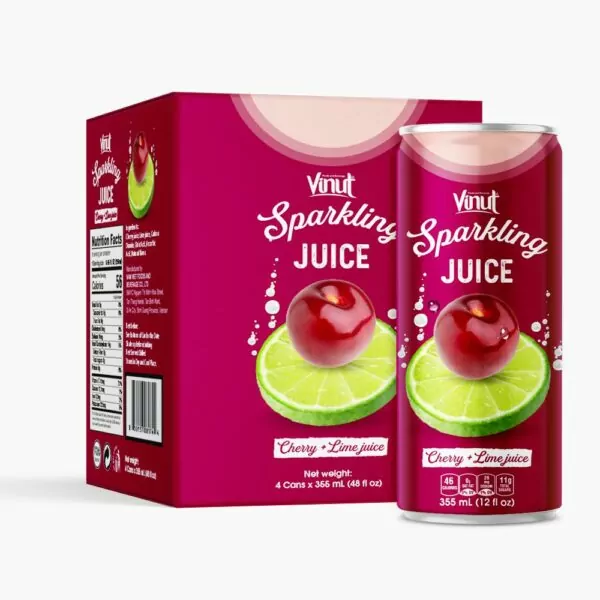 What's the Difference Between Club Soda, Seltzer, Sparkling, and Tonic Water? 10 Box 4 Cans VINUT Cherry & Lime Juice Sparkling water