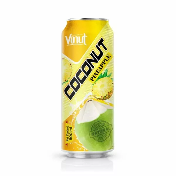 Top 5 Healthy Coconut Water Products for Hydration 37 500ml VINUT Premium Coconut water with Pineapple