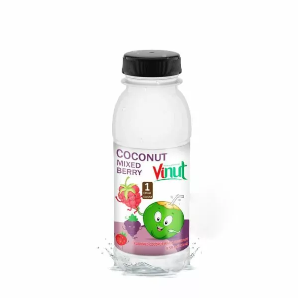 Top 5 Healthy Coconut Water Products for Hydration 38 8.5 fl oz VINUT Coconut water with Mixed berry for Kids